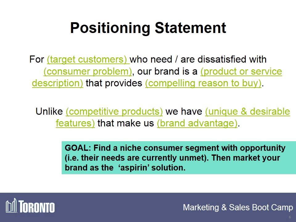 Marketing and Sales: Solution