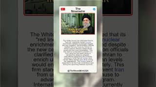 White House maintains red line on Iranian nuclear enrichment despite new truce