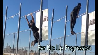 Bar Kip Up Progression (3 days - My First Bar Trick)