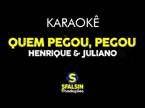 Video thumbnail for QUEM PEGOU, PEGOU - Henrique & Juliano