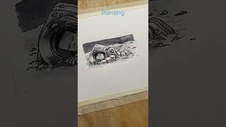 First sketch to final illustration in under a minute