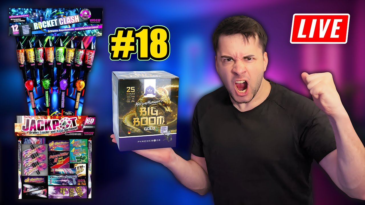 [🔴LIVE] PYRO-STREAM 🧨💥 VORFREUDE AUF SILVESTER! 🔥🔥🔥 - YouTube