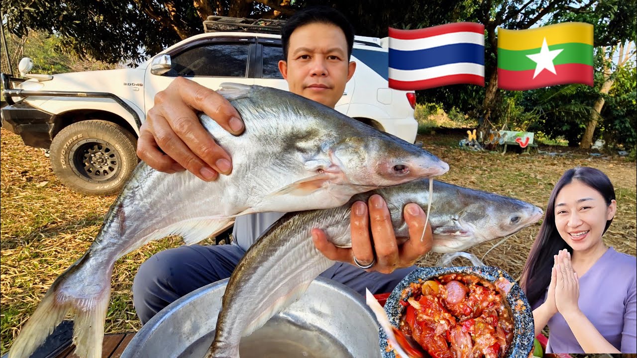 นึ่งปลาหน้าหนู ตำแจ่วปลาร้าพรุ่งนี้ลุงเด่นเดินทางสู่🇲🇲รัฐกะเหรี่ยง กอทูเล