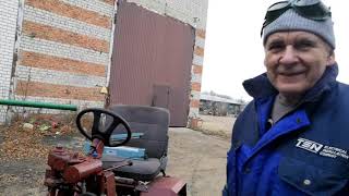 Самодельный мини трактор с китайский дизелем 9л.с
