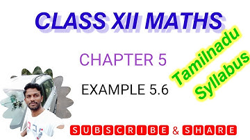 TN XII MATHS : CHAPTER -5 : TWO DIMENSIONAL ANALYTICAL GEOMETRY II, EXAMPLE 5.6