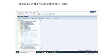 How view Bill of Material Plant wise in SAP S/4 HANA? screenshot 5