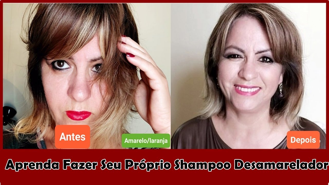 Vou Te Ensinar Fazer Shampoo  Para Tirar O Amarelo/Laranja/Acobreado.  Passo A Passo