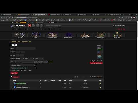 Wow Head Database Extract for TSM