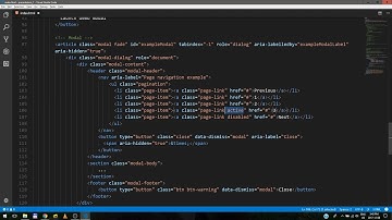 Bootstrap modal box with pagination and jumbotron