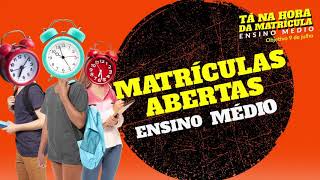 Ensino Médio Objetivo - Matrículas abertas