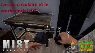 Mist Survival - Tuto 4 - On Upgrade Le Workbench Et On Craft La Scie Circulaire