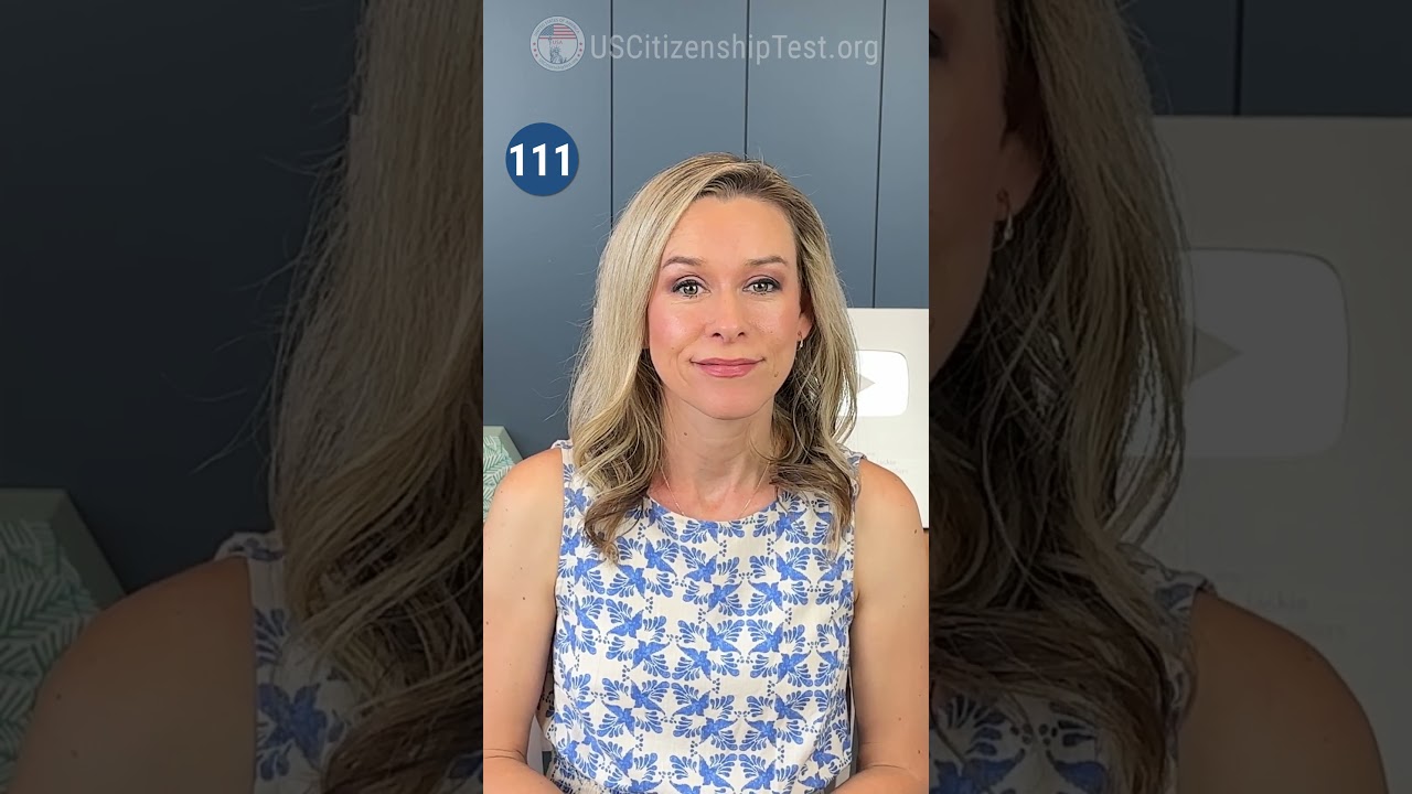 Official USCIS 128 Civics Q 111 | US Citizenship Test 2025 civics #n400  #citizenshipwithjackie