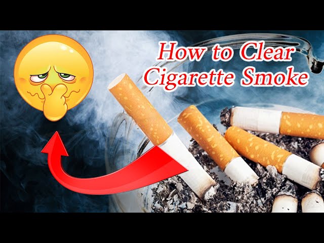 clear cigarette How to Clear Cigarette Smoke from a Room