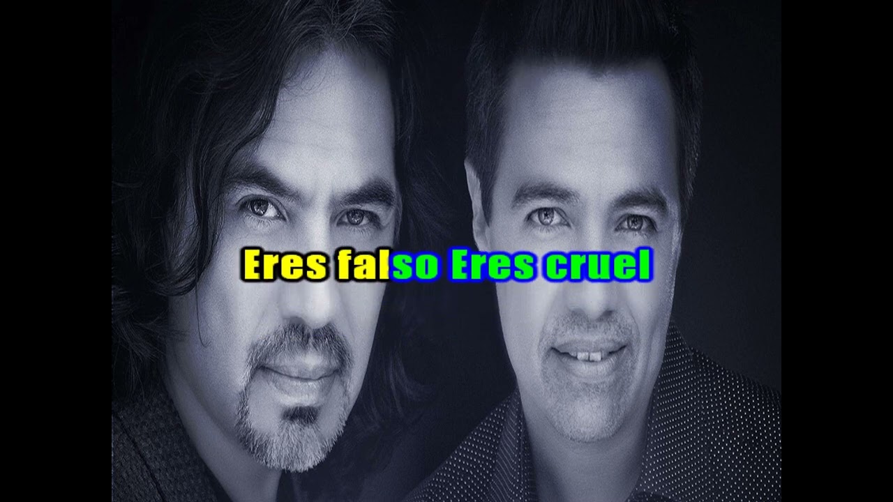 KARAOKE LOS TEMERARIOS LA MUJER DE LOS DOS