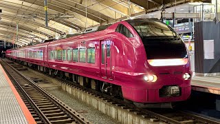 JR東日本 E653系 1000番台 U-107編成(ハマナス色):特急 いなほ14号 新潟行き