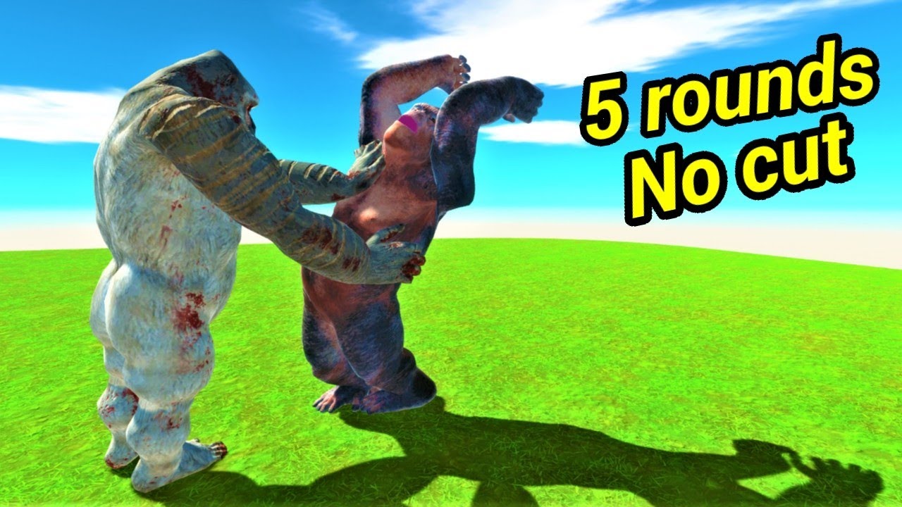5 round old vs new goro Animal Revolt Battle Simulator