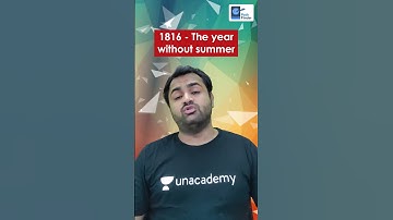 1816 - The year without Summer | UPSC CSE/IAS 2022/23 | Kinjal Choudhary #UPSCCSE #Shorts