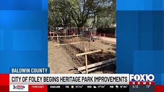Improvement work begins on Heritage Park