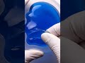 Flawless Resin Peel ASMR: Sapphire Blue Unmolding Reveal #Shorts