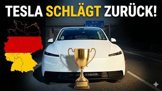 Wahnsinn: Tesla schlägt zurück! Tesla Model Y düpiert deutsche E-Auto Modelle!