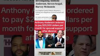 Celebrity Anthony Anderson ordered to pay $20k a month to ex wife Profile