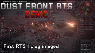 Dust Front RTS demo playthrough