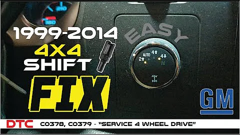 1999-2013 Silverado: 4X4 Repair