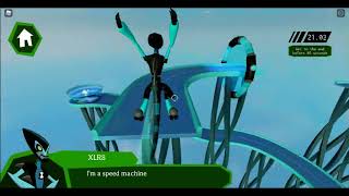 Speed Run & ShortCut Xlr8 Race Hard Mode Ben 10: Super Hero Time *BETA* screenshot 3