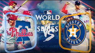 Astros VS Phillies World Series Game 6 Live | 2022 MLB ... 