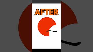 Simplifying the Browns Logo! #shorts  Simplifying the Browns Logo! #shorts 