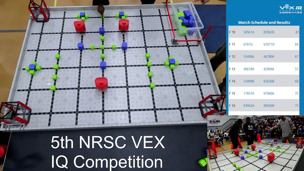 5th NRSC VEX IQ Competition 2025 (Sat afternoon) YouTube