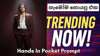 🔥 Cinematic Suit Portraits - hands in pocket pose | AI Gemini | AI Sinhala | Google Gemini AI Photos screenshot 4