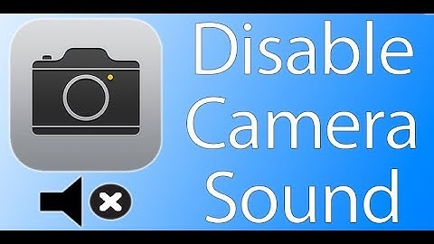 How to Turn Off Camera Sound in iPhone