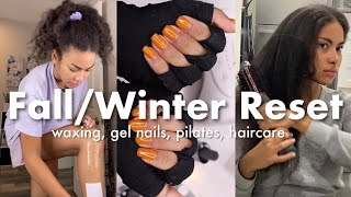 FALL/WINTER RESET | autumn nails, waxing, haircare + more!