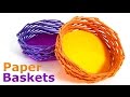 How to make Paper Baskets