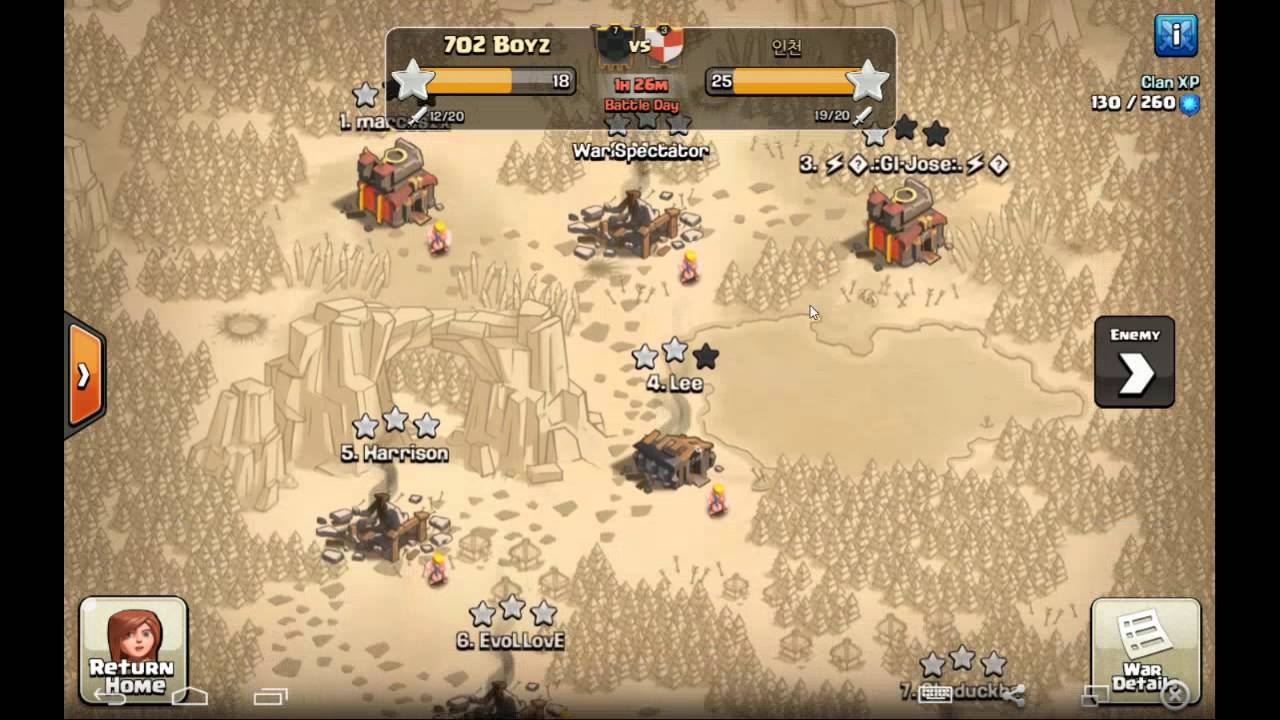 Clash of Clans #1 w/ _TurtleBasket_ - Showing War Attacks