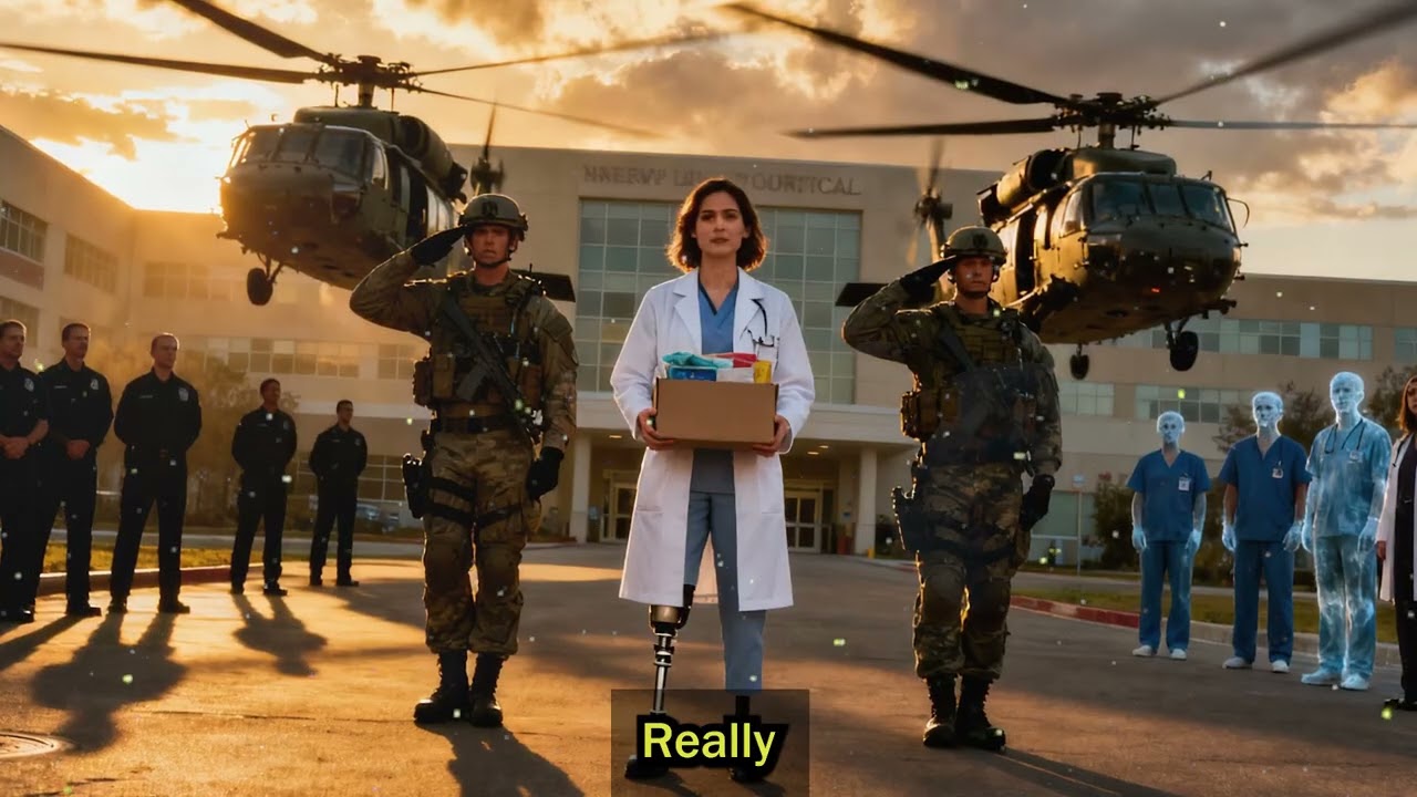 They Fired the Surgeon With a Prosthetic Leg | Minutes Later, SEALs Landed and Saluted  “Ma’am”