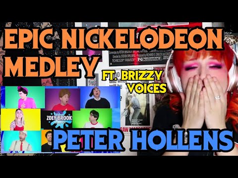 REACTION | PETER HOLLENS "EPIC NICKELODEON MEDLEY" ft. BRIZZY VOICES