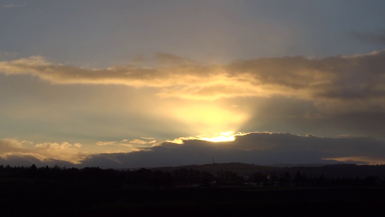 Winter Solstice Sunset Perthshire Scotland - YouTube