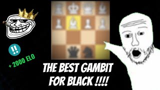 Your Opponent will leave Chess after you play this 🤫 || Best Chess Gambit ||