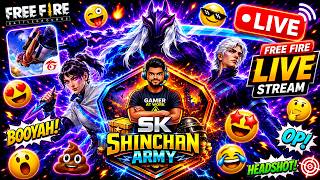 🔴💥LIVE: FREE FIRE TAMIL😍 | Diamond Rank Push🏆 OB54 BEFORE DROP😱🔥 | SK Shinchan Army❤️