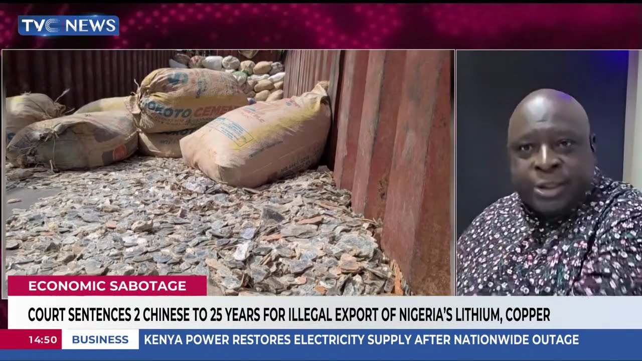 Court Sentences Two Chinese Nationals To 25 Years for Illegal Export of Nigeria's Lithium, Copp
