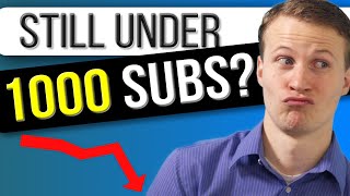 Common Problems that Keep you Under 1000 Subscribers