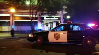 Sacramento Police Responding Code 3 To Bar Fight