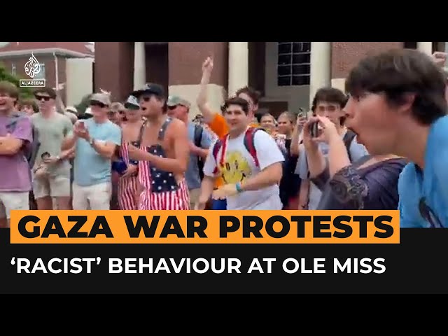 White House condemns ‘racist’ taunting of Black protester in Mississippi | Al Jazeera Newsfeed class=