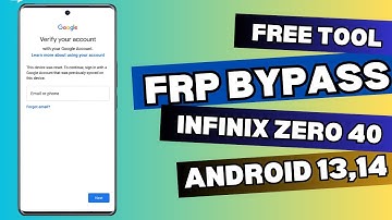 Infinix Zero 40 X6861 FRP BYPASS | ANDROID 13,14 (Without Apps) New Trick With Free Tool