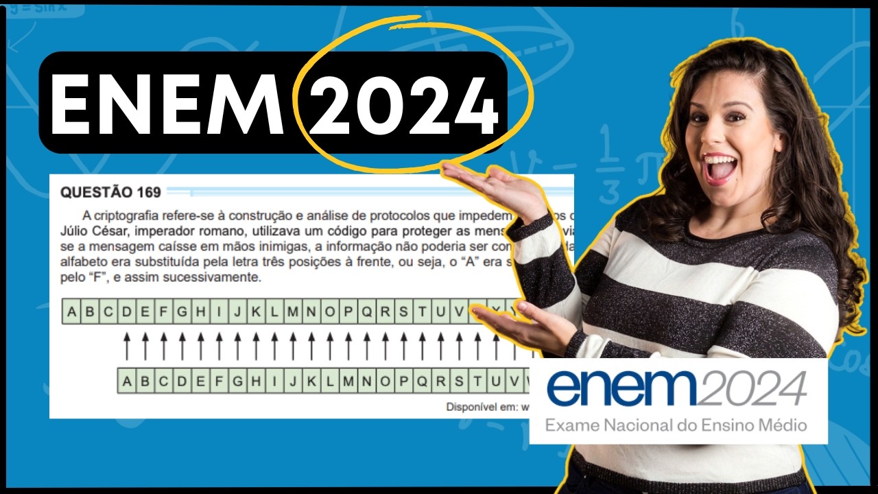 ENEM 2024 | A criptografia refere-se à construção e análise de protocolos