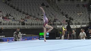 Claire Pease  - Floor Exercise -  2024 Xfinity U.S. Championships  - Women Session 1 Day 1