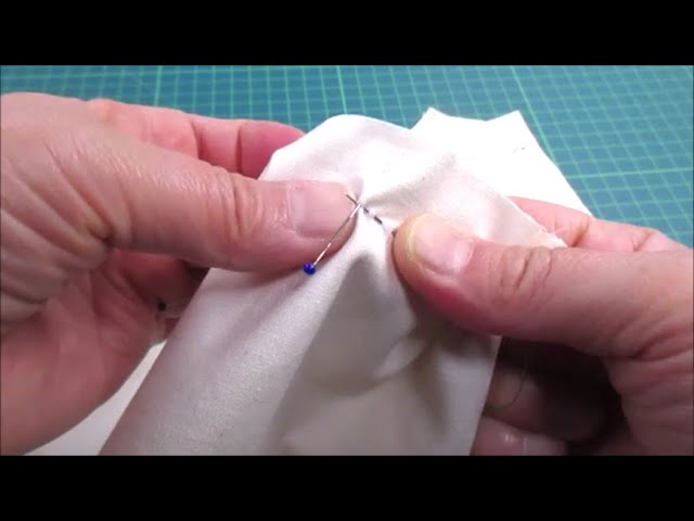 運針の練習　hand sewing　なみ縫い 　手縫いの縫い方