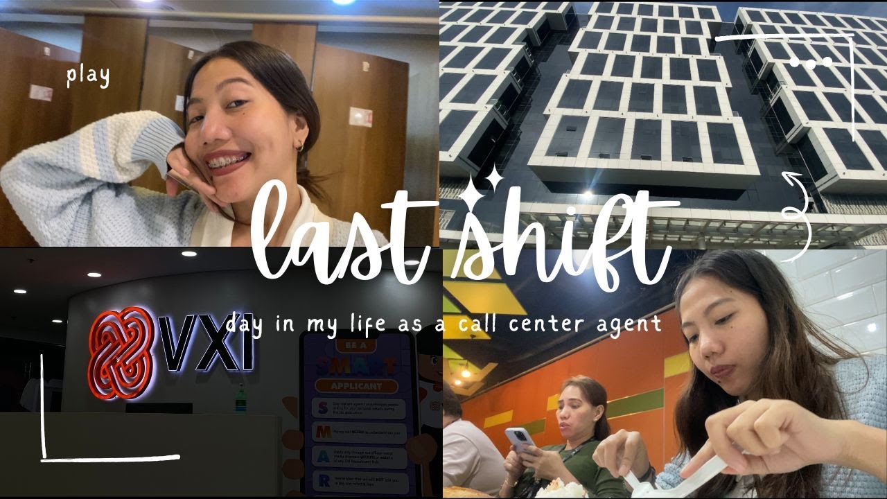 DAY IN THE LIFE OF A CALL CENTER AGENT IN THE PHILIPPINES 🇵🇭 | LAST SHIFT | mjvlogs ❤️